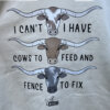 Pull Unisexe Longhorn Crème