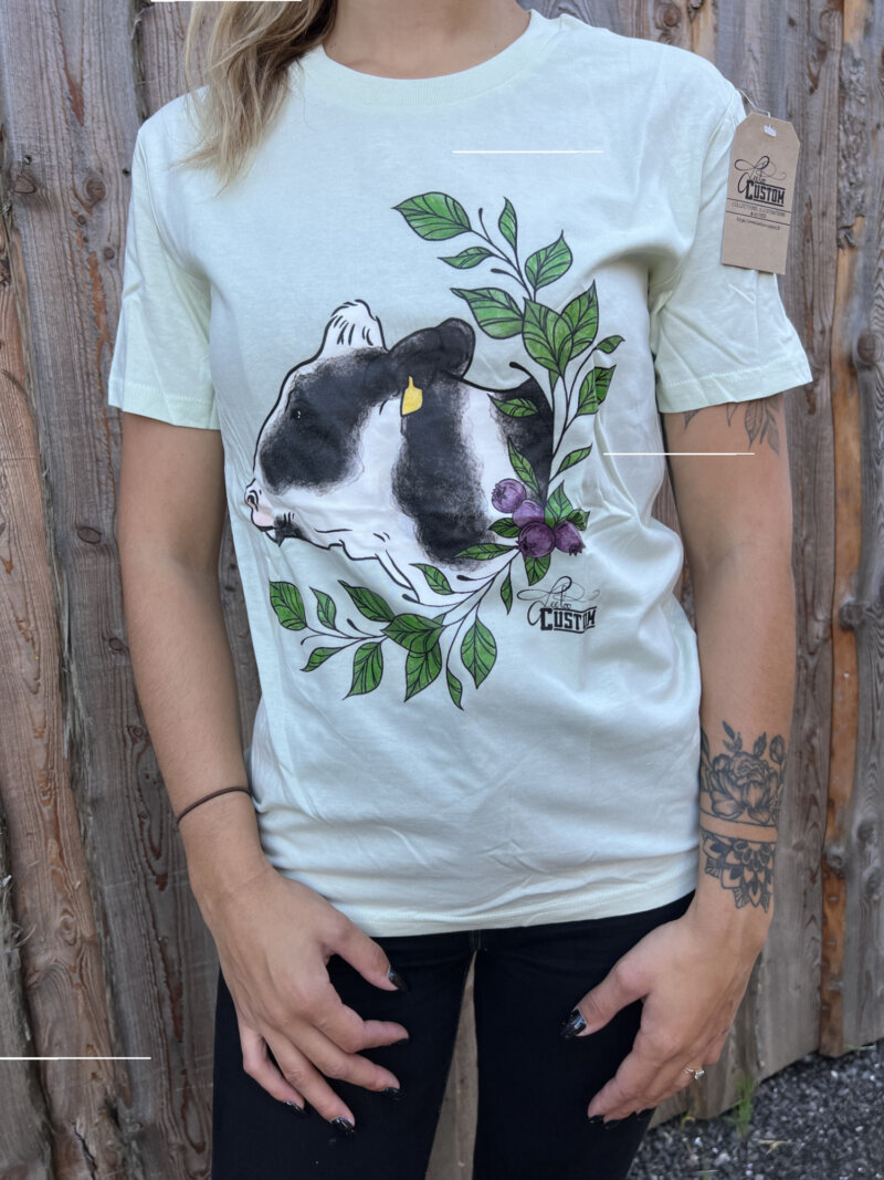T-Shirt Unisexe Vache Holstein