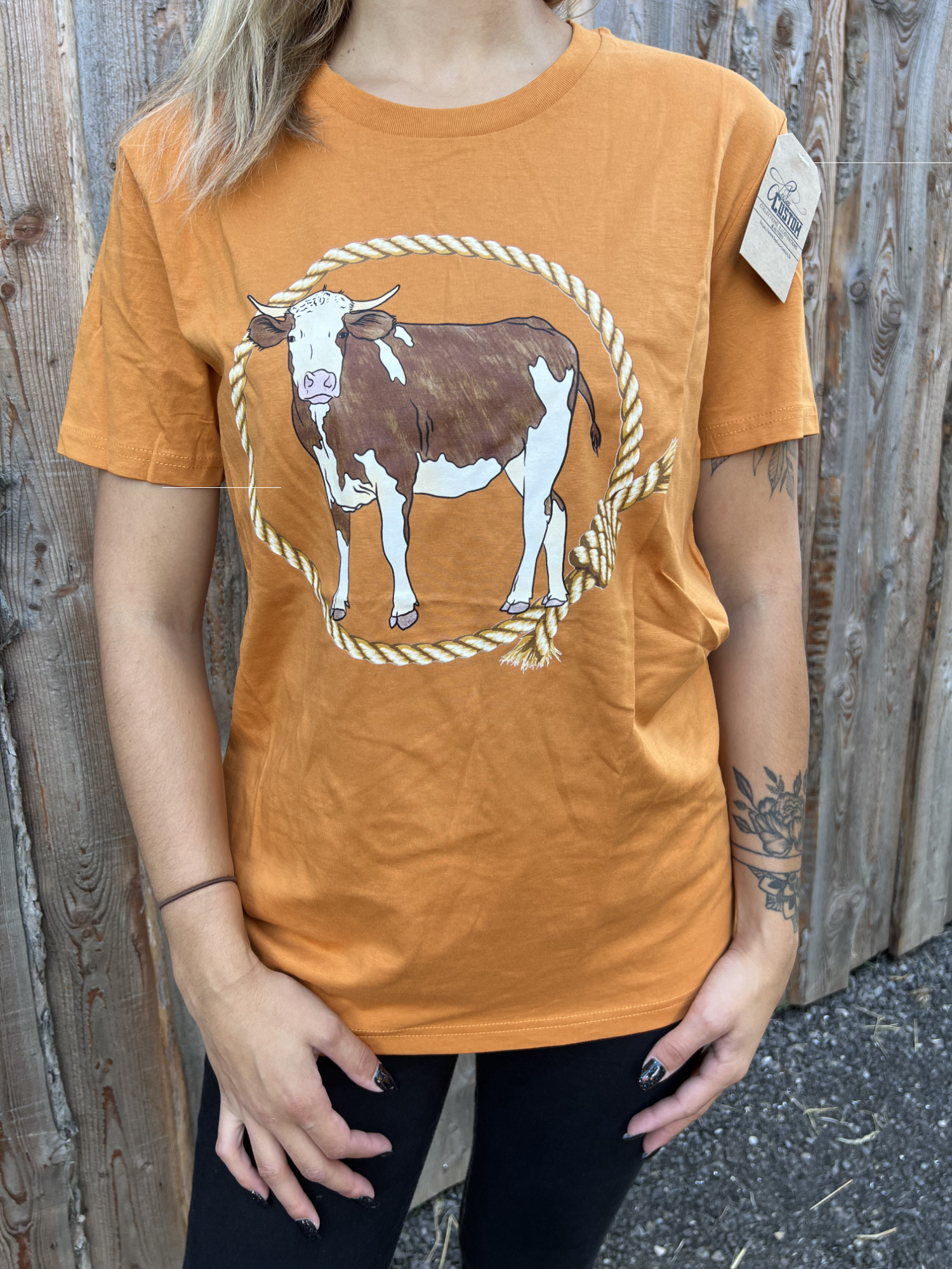 T-Shirt Unisexe Vache Montbéliarde