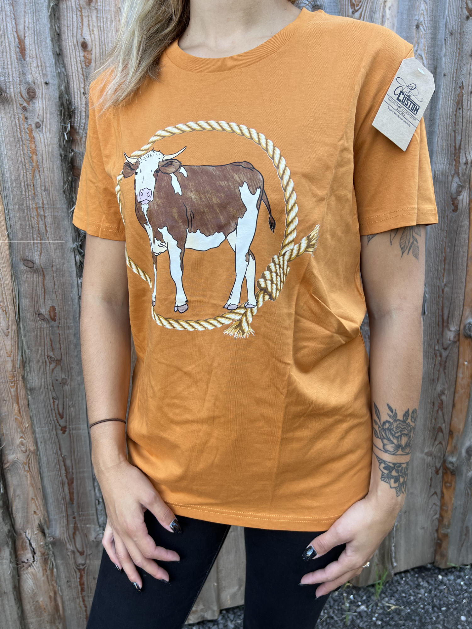 T-Shirt Unisexe Vache Montbéliarde