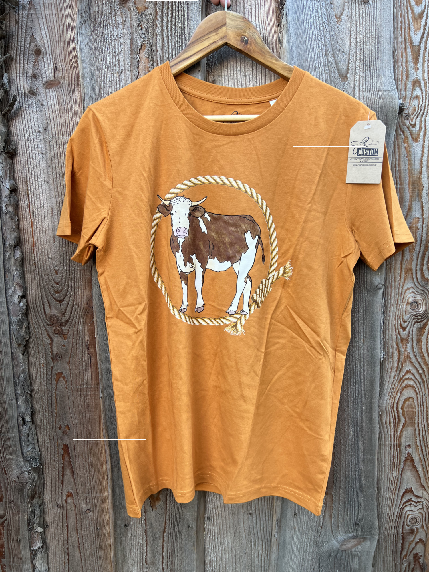 T-Shirt Unisexe Vache Montbéliarde
