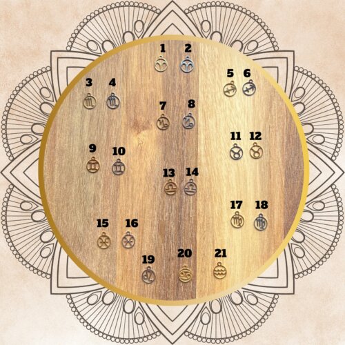 Breloques Bracelets signes astrologiques