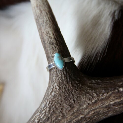 Bague goutte tuquoise d’Arizona 56