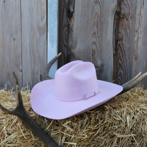 Chapeau Cattleman Cotton candy pink « SM »