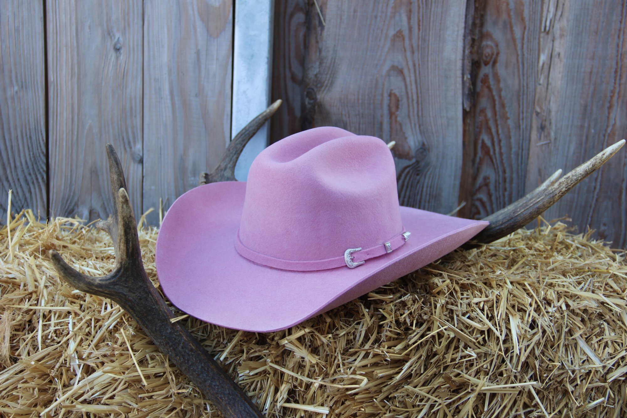 Chapeau Cattleman soft pink « MD »