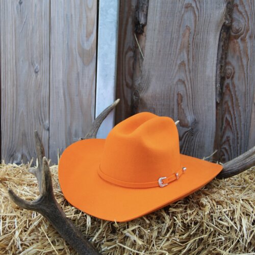 Chapeau Cattleman tangerine « MD »