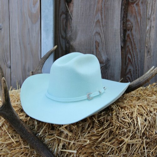 Chapeau Cattleman pastel Green « MD »