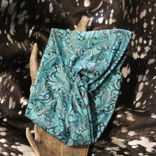 Bandeau ornements turquoise