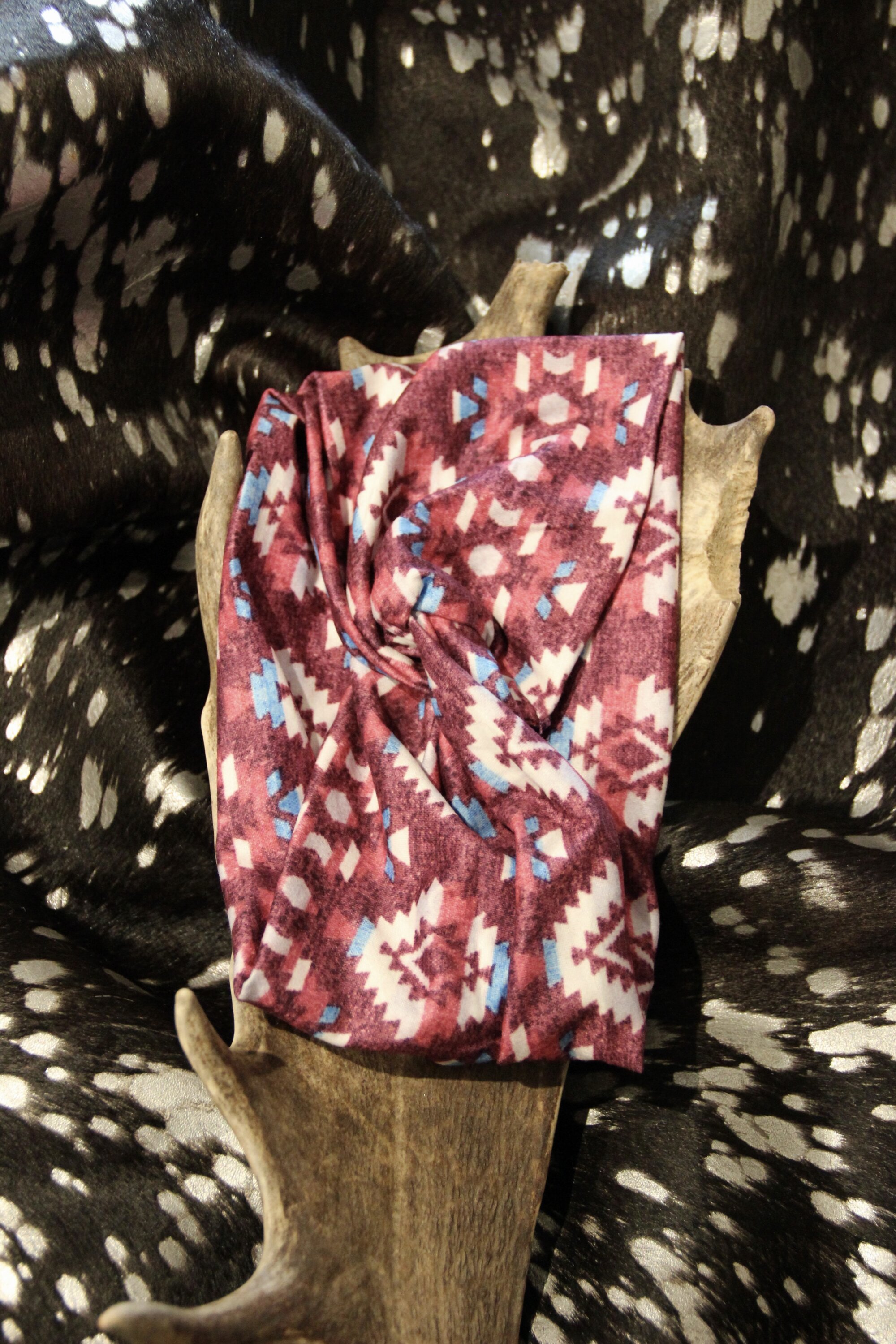 Bandeau aztèque fushia