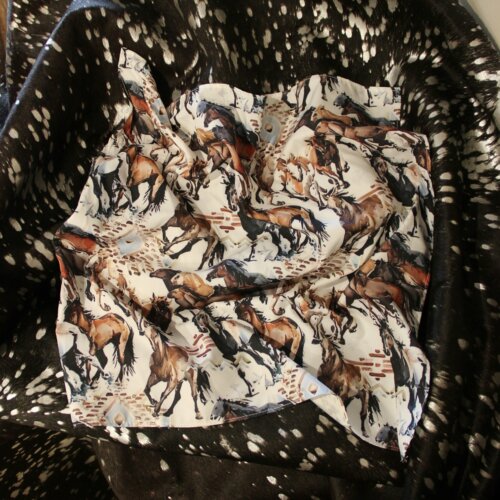 Foulard chevaux sauvages M