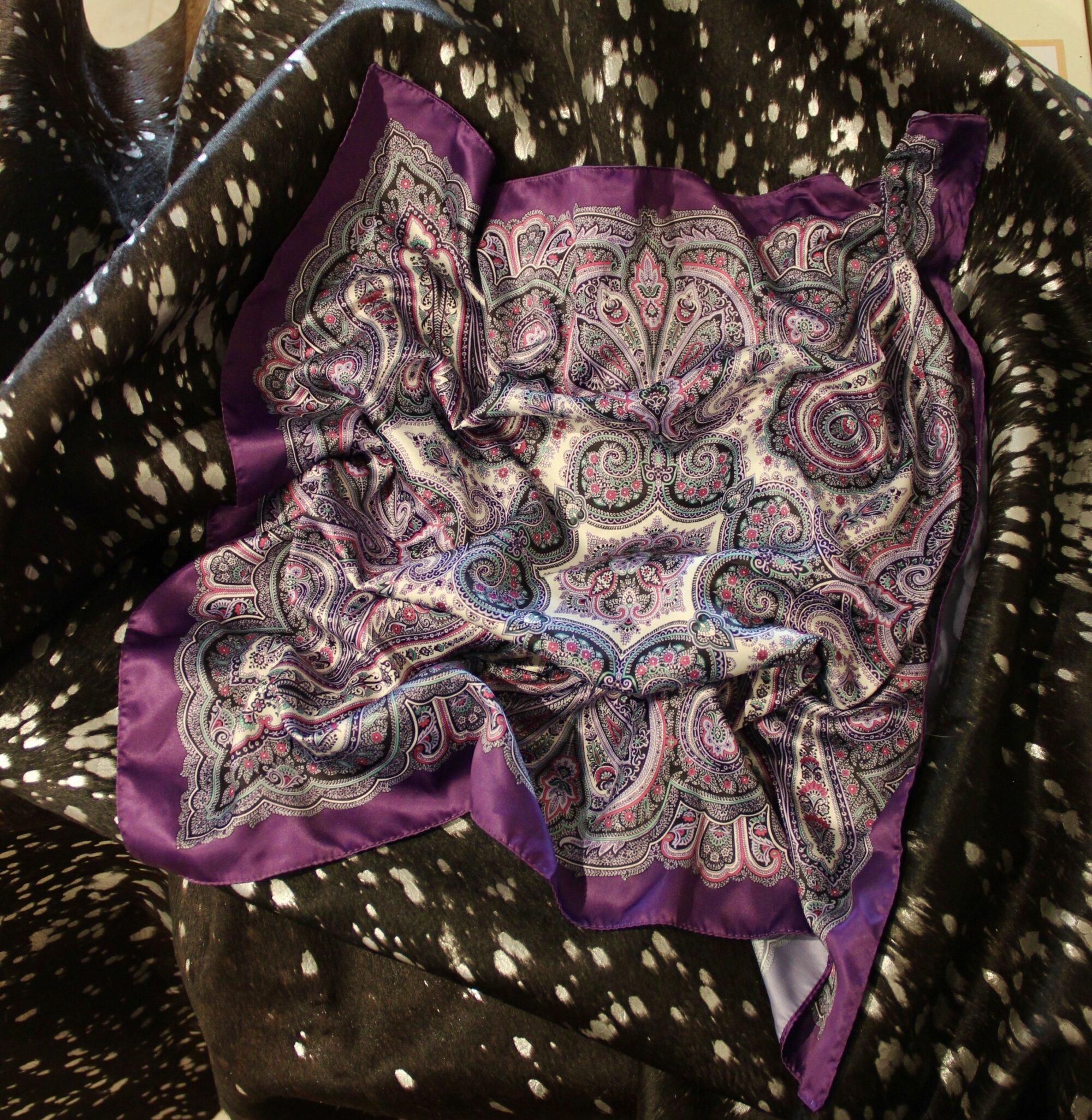 Foulard purple M