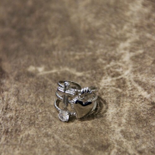 Bague Angel argentée